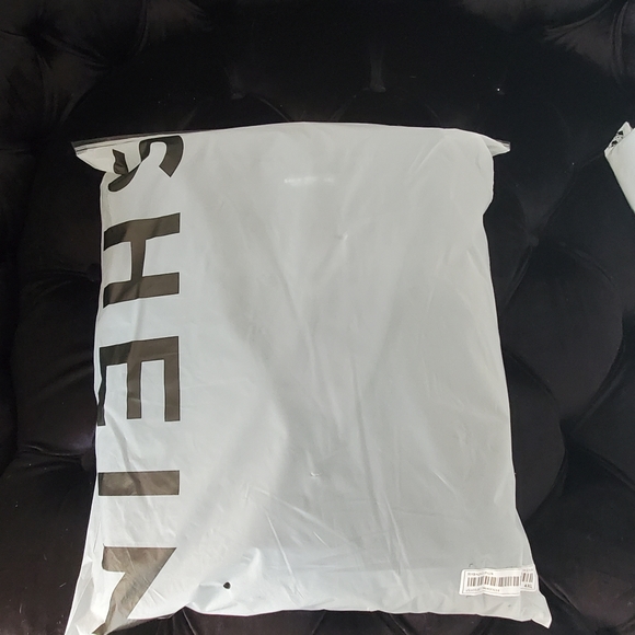 Plus size solid double breasted overcoat - Picture 5 of 5